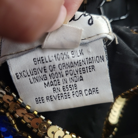 Stenay Vintage Silk Dress Size Large - Picture 6 of 9